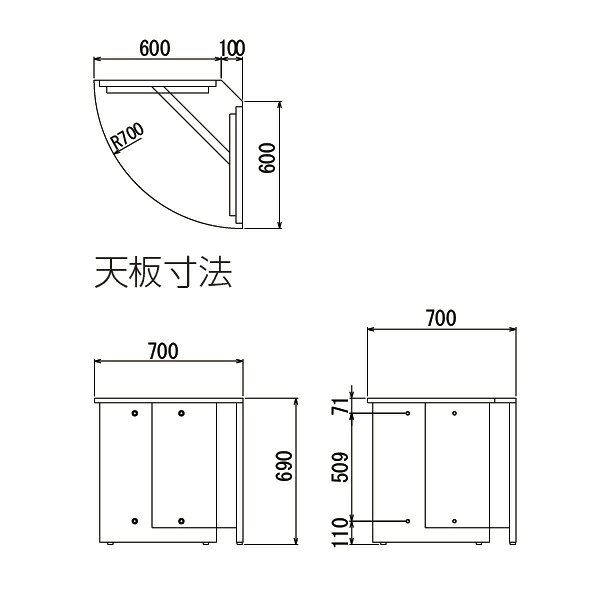 ���ե��������󥿡� �⤵690mm 90�볰�����ʡ� ��������Ω ˡ���͸��꾦�� [CVA-97LR-G]