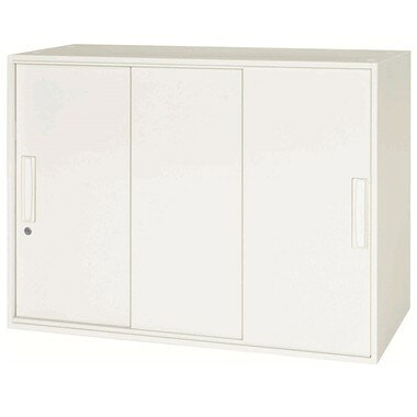 樂天商城 - 3枚引戸型書庫 幅900×奥行450×高さ690mm 上下兼用 システム収納家具バリアス・シスト デリカウォール(Vシリーズ) 送料別【V945-07TS】