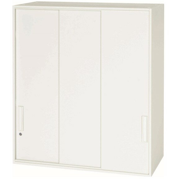 樂天商城 - 3枚引戸型書庫 幅900×奥行450×高さ1030mm 上置専用 システム収納家具バリアス・シスト デリカウォール(Vシリーズ) 送料別【V945-10TS】