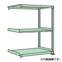 【連結型】スチール棚 中量ラック150kg/段タイプ 高さ1500×間口1790×奥行600mm 棚板3枚 業務用ラック お客様組立 送料別 法人様限定商品(3)