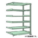 【連結型】スチール棚 中量棚 300kg/段タイプ 高さ1800×間口1500×奥行750mm 棚板6枚 業務用ラック お客様組立 送料別 法人様限定商品