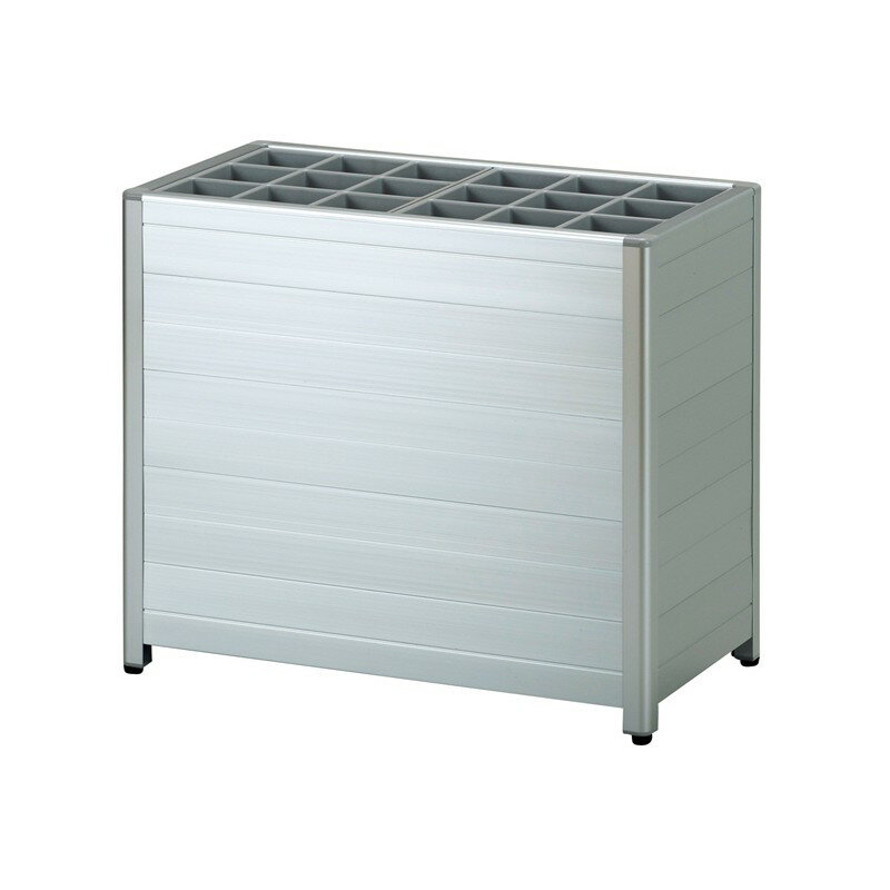 商品情報 商品名 アルミパネル式傘立て 　差込口：18個 商品型番 AS-P18 メーカー KOEKI・弘益・UTILITY 生産国 日本 商品仕様 ■ 外寸法・重量 　W 560×D 300×H 500 mm　6.2kg ■ 仕様（完成品...