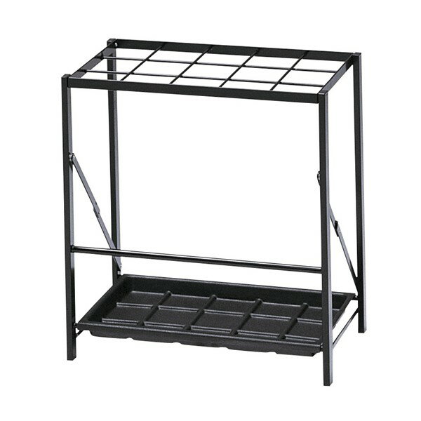 折り畳み式傘立 差込口15個 幅460×奥行300×高さ500mm 個人様宛配送不可 [K-F48T]