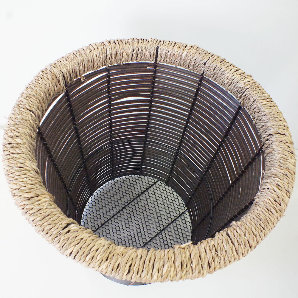 【2個同時購入5％OFFクーポン配布中】 観葉植物 鉢カバー おしゃれ 茶かご ツート...