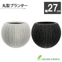 【店内全品ポイント2倍】 母の日 鉢植え ギフト プレゼント 観葉植物 鉢カバー おしゃれ 素敵な丸型プランター 6号用 選べるカラー 観葉植物 鉢植え お祝い...