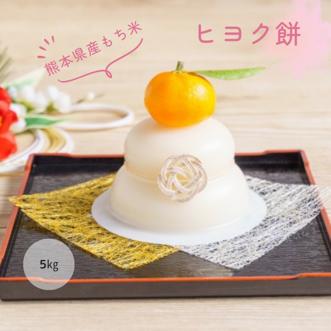 令和6年産もち米　熊本県産ヒヨクモチ（もち米）　白米5kg　【送料無料】【おいしいお米】モチ米　お正月やお雛様に♪　お餅・おこわ・あられ・和菓子に大活躍