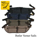 ButlerVernerSails　バトラーバーナーセイルズ　コーデュラトラベラーズヒップバッグ　MADE IN JAPAN　ボディバッグ　ヒップバッグ　ブラック　ブラウン　ベージュ　オリーブ　本革　シンプル　日本製