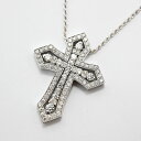 ダミアーニ ネックレス ベルエポック クラウン M DAMIANI ペンダント クロス ダイヤモンド K18WG 新品仕上げ 中古(4)