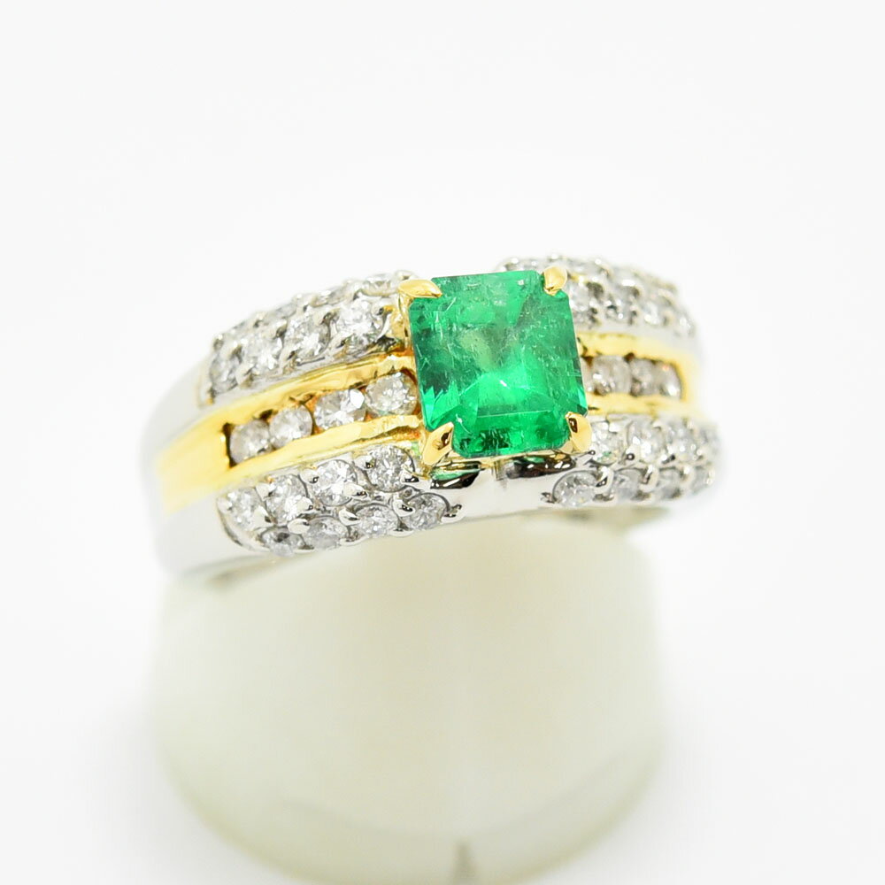 【中古】エメラルド1.20ダイヤモ...