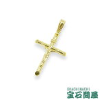 クロス ペンダントトップ K18 十字架 キリスト INRI Mサイズ 750 18金 中空 新品