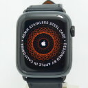アップルウォッチ 中古 Apple Watch Hermes Series7 GPS+Cellular 45mm エルメス MKMW3J/A A2478 スペースブラック SS ステンレススチール