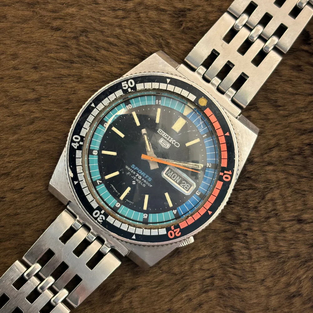 SEIKO セイコー 腕時計 メンズ 5スポーツ Ref.6119-6050 1969年製 自動巻き 中古 アンティーク