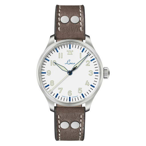 Laco ベーシックパイロットウォッチ・タイプA 限定生産モデル “Augsburg POLAR39(アウクスブルク・ポーラー39ミリ)” 品番862183 Laco ベーシックパイロットウォッチ・タイプA 限定生産モデル “Augsburg POLAR39(アウクスブルク・ポーラー39ミリ)” 品番862183