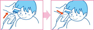 赤ちゃん用ヘアーカッター 家庭用散髪器 パナソニック パックンカット ER3300P