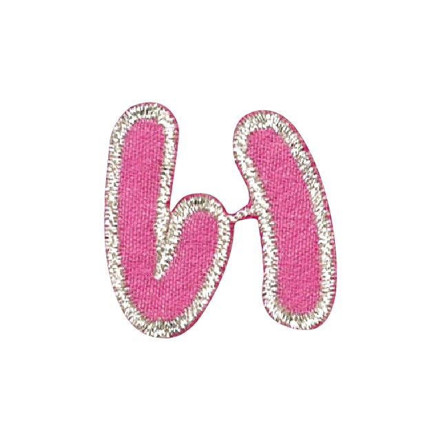 ワッペン ひらがな（P50I5328） い ピンク 15Yy88_