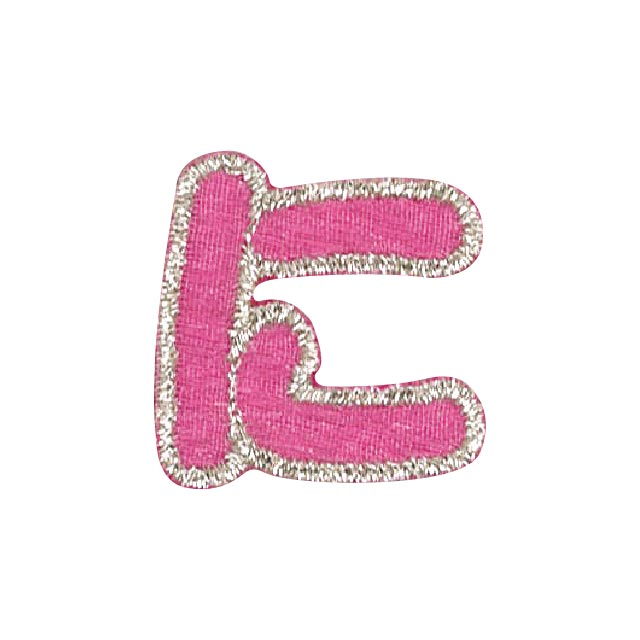 ＼期間限定10％OFF／ ワッペン ひらがな（P50I5348） に ピンク 15Yy88_