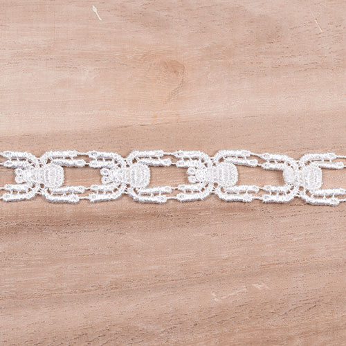 ＼期間限定5％OFF／ ケミカルレース クモ（MYS-28） 約1.5cm幅 2.オフ (H)_4b_