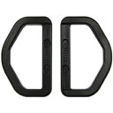 YKK プラスチックパーツ Dカン(LD38) 38mm幅テープ用 黒 2個入 08Bk99_