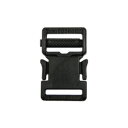 YKK プラスチックパーツ 差し込みバックル(LB20) 20mm幅テープ用 黒 1個入 08Bk99_
