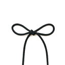 \期間限定20%OFF/ 江戸打ち紐(126-3000) 約3.5mm 30.黒 08Be99_