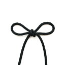 \期間限定10%OFF/ 江戸打ち紐(126-4000) 約4mm 30.黒 08Be99_