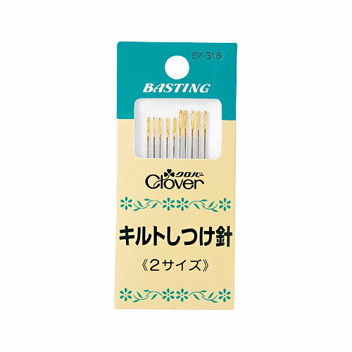 ●内容：10本入●サイズ：太さ0.76mm　長さ49.2mm　5本／太さ0.69mm　長さ46.8mm　5本【商品の詳細】メッキをした後に、さらに研磨をした布通りのよい鋭い針先。パッチワーク・キルトのためにつくった専用針です。糸を通しやすい長い針穴、布通りもスムーズです。【ご注文前に必ずお読み下さい】・表示価格は1パックの価格です。・ご覧になるディスプレイ環境により、実際のお色と異なる場合がございます。・予告なくパッケージが変更になる場合がございます。・当社の他オンラインショップと在庫を共有しており、注文が確定しても完売・欠品の場合があります。予めご了承下さい。