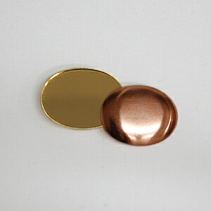 くるみ金具 帯留め金具 楕円（no1） ゴールド 06Zz99_