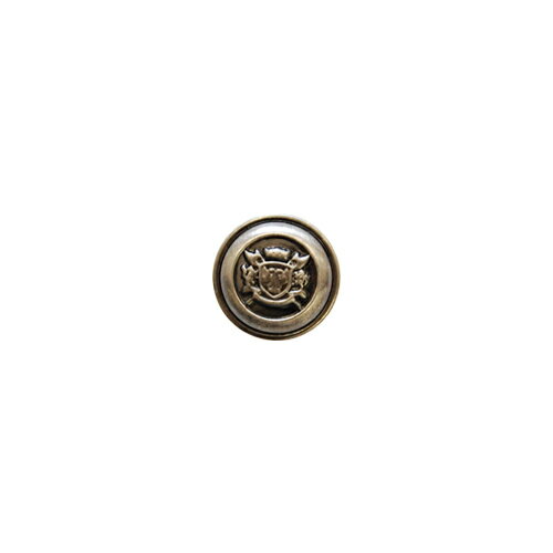 Rakuten - ふちあり紋章メタルボタン 鷲盾（10080667） 18mm BS.ブロンズシルバー 08Bg99_