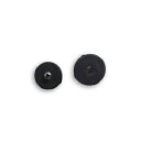 \期間限定10%OFF/ スナップボタン シルクスナップ 17mm 19.黒 08Bg99_