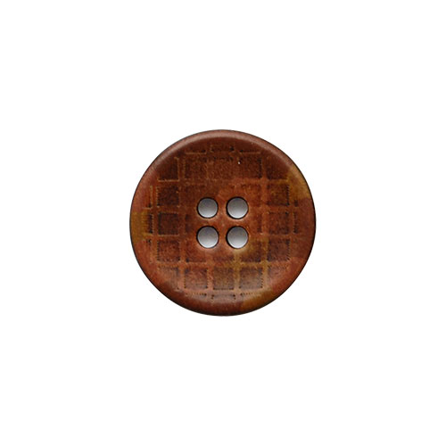 格子型押迷彩ボタン（75051） 23mm 45.ブラウン系 (H)_6a_