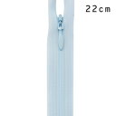 YKK コンシールファスナー 止め(2cc) 22cm 542.アイスブルー 08Co99_(3)
