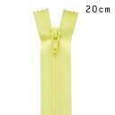 YKK フラットニットファスナー 止め(25FK) 20cm 503.ベビーイエロー 08Co99_(3)