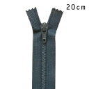 YKK フラットニットファスナー 止め(25FK) 20cm 579.ダークブルグレー 08Co99_