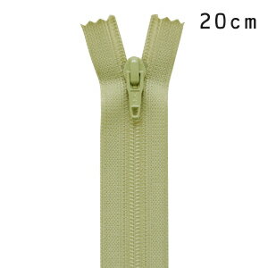 YKK フラットニットファスナー 止め（25FK） 20cm 883.うすアオクチバ 08Co99_