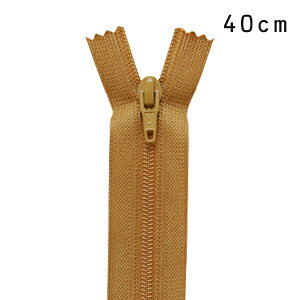 YKK フラットニットファスナー 止め（25FK） 40cm 508.フォックス 08Co99_