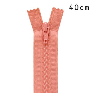 YKK フラットニットファスナー 止め（25FK） 40cm 813.サンゴ 08Co99_