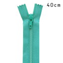 YKK フラットニットファスナー 止め(25FK) 40cm 825.アクアグリーン 08Co99_