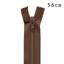 YKK フラットニットファスナー 止め(25FK) 56cm 568.ホットチョコレート 08Co99_