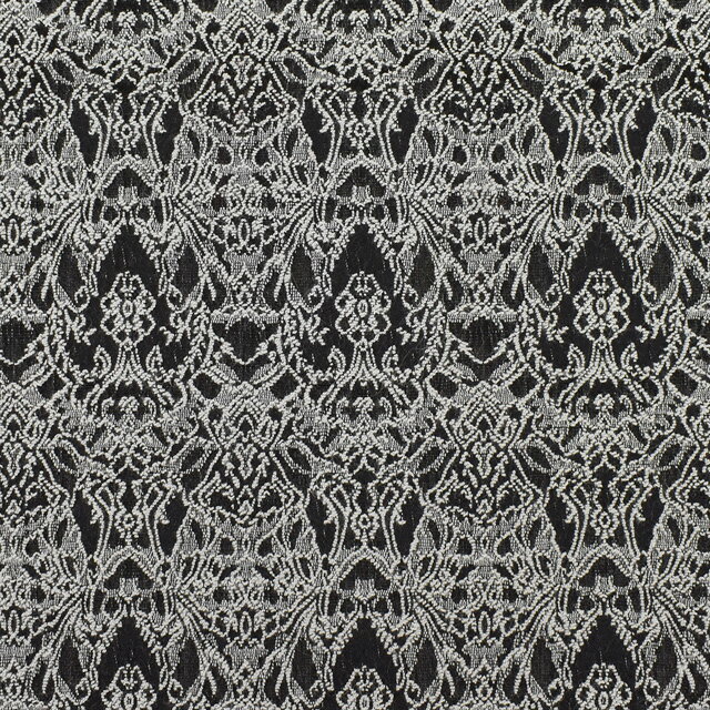 生地 ストレッチアビージャガード（ME7920） 12.ブラック×ホワイト 10Aa05_