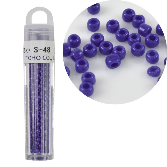TOHO クイーンビーズ 丸小ビーズ S-48 06Ad99_