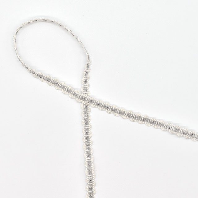 レーヨンラメブレード（DA113211） 900.ホワイト×シルバー 07Bd99_