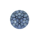 \期間限定10%OFF/ ボタン ナイロンフラワーブーケボタン (4518N) 15mm N949.ブルーグレー 08Bg99_