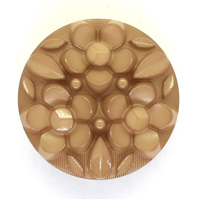 Button - ボタン ナイロンフラワーブーケボタン （4518N） 28mm N950.ベージュ 08Bg99_