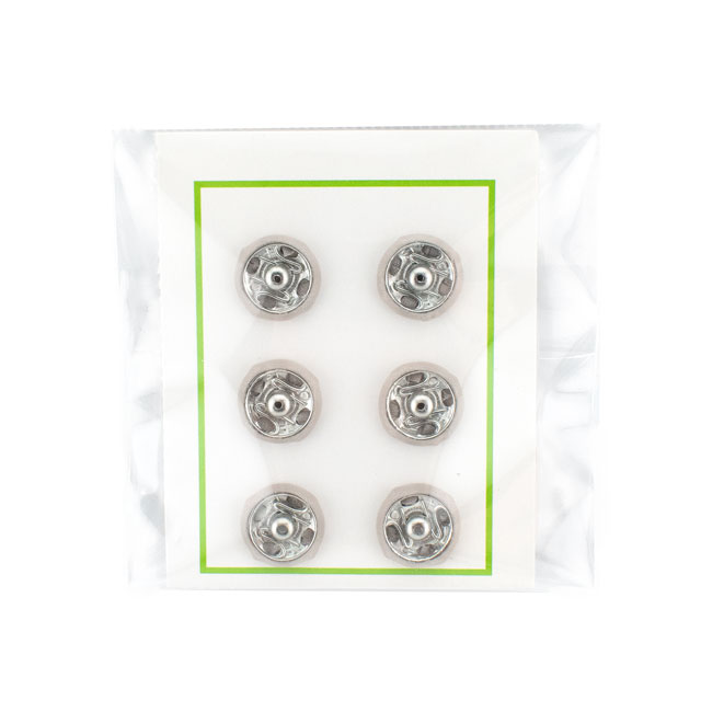 スナップボタン シルクスナップ（1508） 10mm 221.ベージュ 6組入 08Bg99_