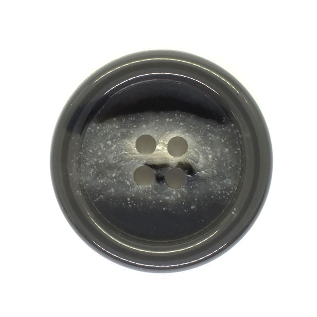 水牛風プラスチックボタン（BAB4507） 29mm 6.グレー 08Bg99_