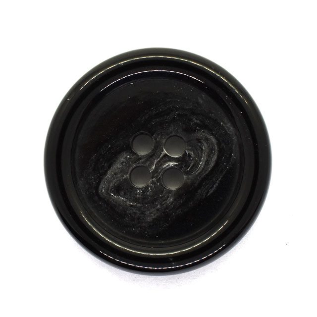 水牛風プラスチックボタン（BAB4507） 29mm 8.ダークグレー 08Bg99_