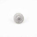 \期間限定10%OFF/ デニムボタン ネオバーロゴ入り(NP-1-17.GHQ) 17mm ASL.つや消しシルバー 08Bg99_