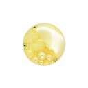 ボタン シェルべースフラワージュエルボタン (86892) 25mm 32.イエロー 08Bg99_