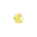 ボタン シェルべースフラワージュエルボタン (86892) 15mm 32.イエロー 08Bg99_