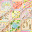 生地 22fabric -ニャンニャンファブリック- 9th collection ハンカチコレクター/ローン(DP4440) 6A.オフ×ピンク 09Ac04j